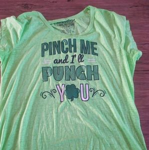 St. Patrick's Day shirt women's XXL green